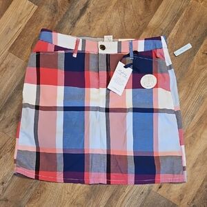 👖Croft & Barrow Plaid Skorts
